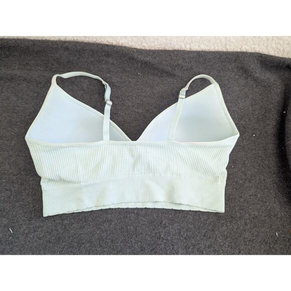 LUCKY BRAND WOMENS BRA size L Mint Green - Picture 2 of 5